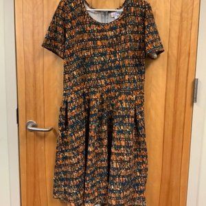 Women's Plus size 3X LuLaRoe Amelia dress